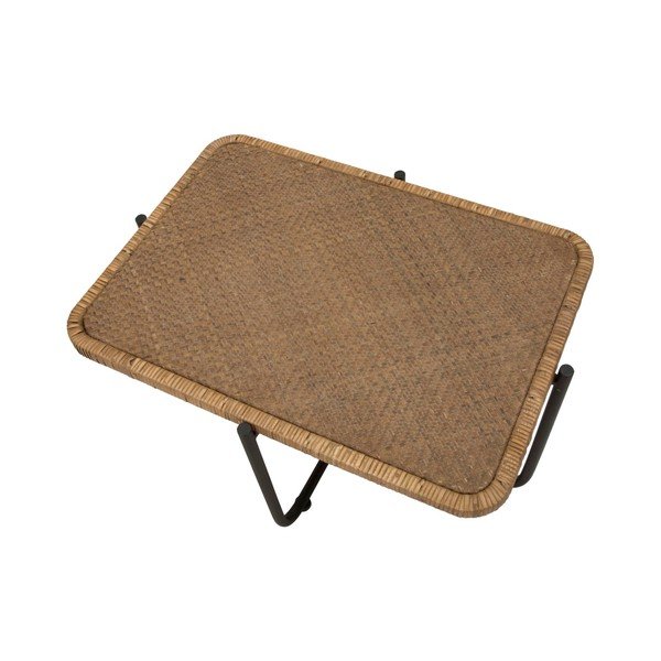 Klubska mizica iz ratana v črni in naravni barvi 55x75 cm Cebu – Mauro Ferretti-image-4