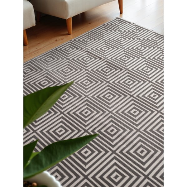 Siva preproga 160x235 cm Perles Tourmaline – Elle Decoration-image-3