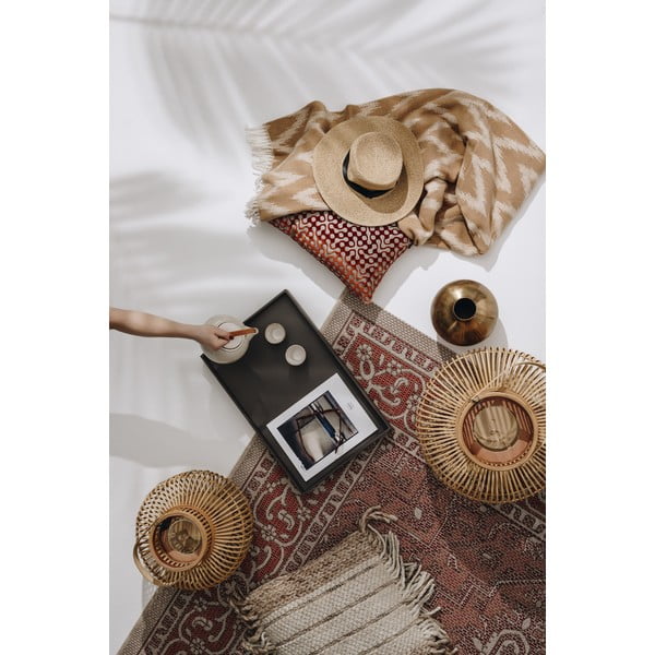 Rjava pletenina z bombažem Euromant Mallorca, 140 x 160 cm-image-1