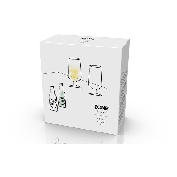 Pivski kozarci v kompletu 2 ks 300 ml Rocks – Zone-image-4