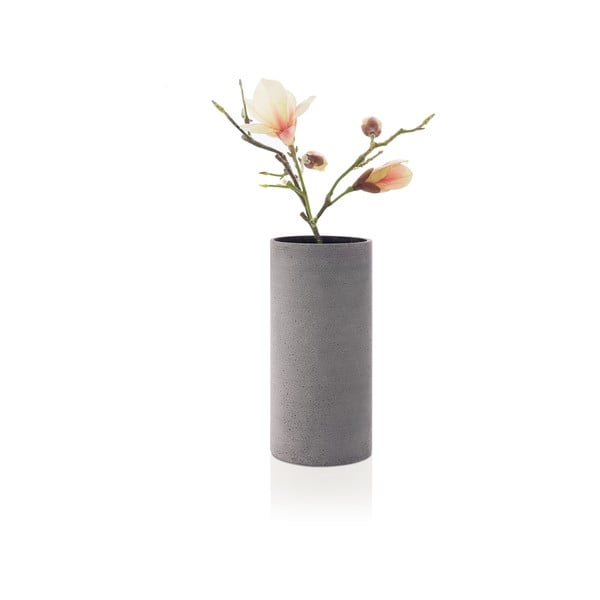 Siva vaza Blomus Bouquet, višina 29 cm