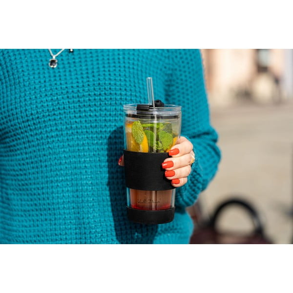 Črn termo lonček 600 ml Fuori – Vialli Design-image-4