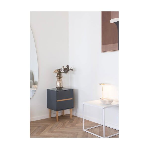 Svetlo rjava steklena vaza (višina 31 cm) – House Nordic-image-2