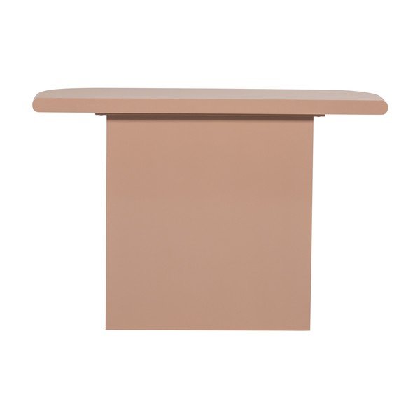 Svetlo rožnata stranska mizica v sijajnem dekorju 30x120 cm Nocta – WOOOD-image-2