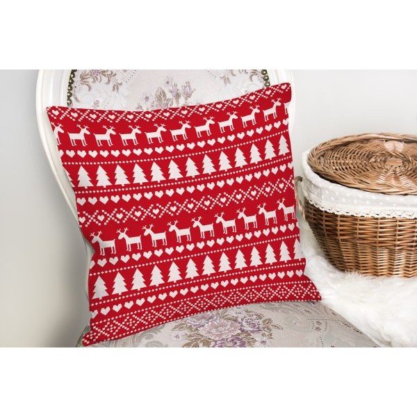 Prevleka za blazino z božičnim motivom 43x43 cm Merry Christmas – Mila Home-image-1