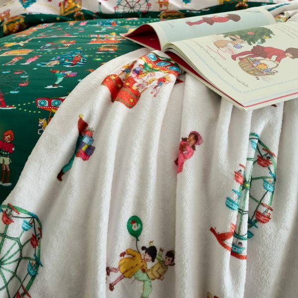 Bela otroška odeja iz mikropliša 150x200 cm Christmas Fairground – Belle & Boo-image-2