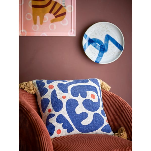 Okrasna blazina iz recikliranega bombaža 45x45 cm Eviaya – Bloomingville-image-1