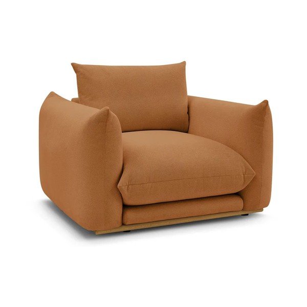 Oranžen fotelj Ernest – Bobochic Paris