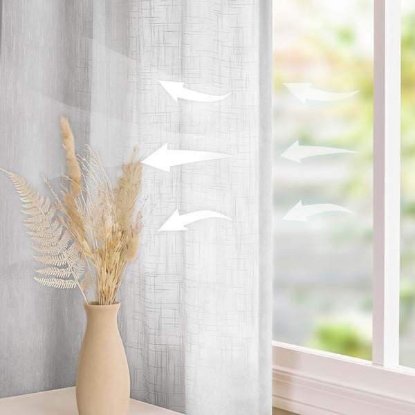 Bela zavesa 140x250 cm Valeta – Restilo-image-3