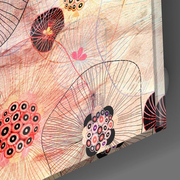 Steklena slika Insigne Alternative Flowers, 40 x 40 cm-image-2