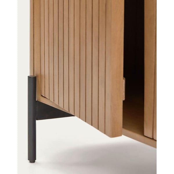 Nizka komoda iz masivnega manga v naravni barvi 120x80 cm Licia – Kave Home-image-4