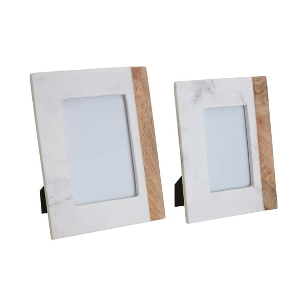 Bel/naraven kamnit okvir 18x23 cm Sena – Premier Housewares-image-1