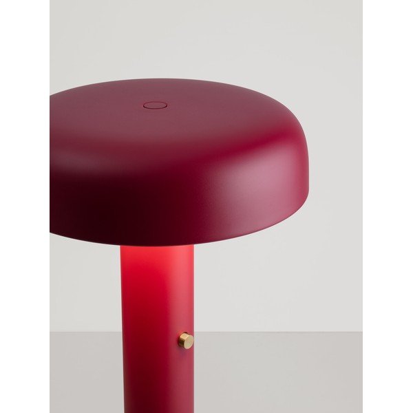 Bordo rdeča kovinska LED zatemnitvena stoječa svetilka (višina 142 cm) Noelia – Nova Luce-image-4