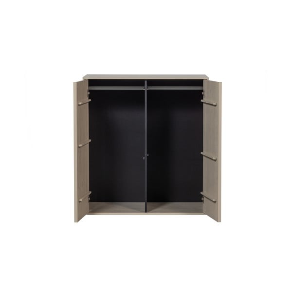 Kremno bela modularna garderobna omara iz masivnega bora 100x110 cm Daily – vtwonen-image-3