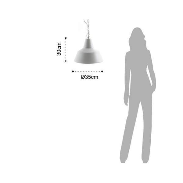 Bela viseča svetilka Tomasucci Loft-image-1