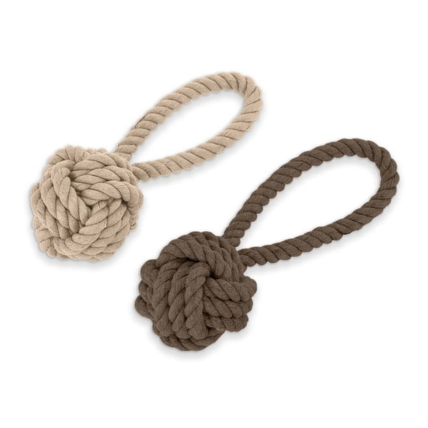 Igrača za pse Nodo Greige – MiaCara-image-3