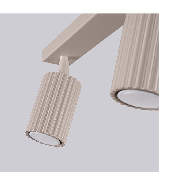 Sivorjavo kovinsko točkovno svetilo 6,5x30 cm Gleam – Sollux-image-4