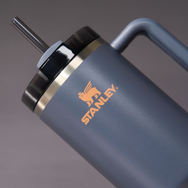Temno modra termovka s slamico iz nerjavečega jekla 1,18 l Quencher H2.0 FlowState Tumbler Twilight – Stanley-image-1