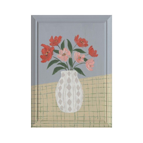 Ročno naslikana slika z okvirjem/na platnu 50x70 cm Village – Bizzotto