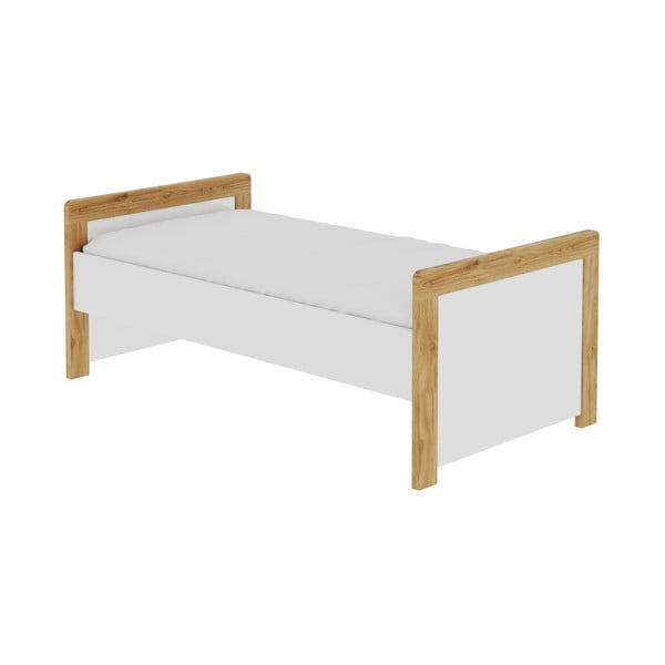 Bela nastavljiva otroška postelja Pinio Oakie, 70 x 140 cm-image-3