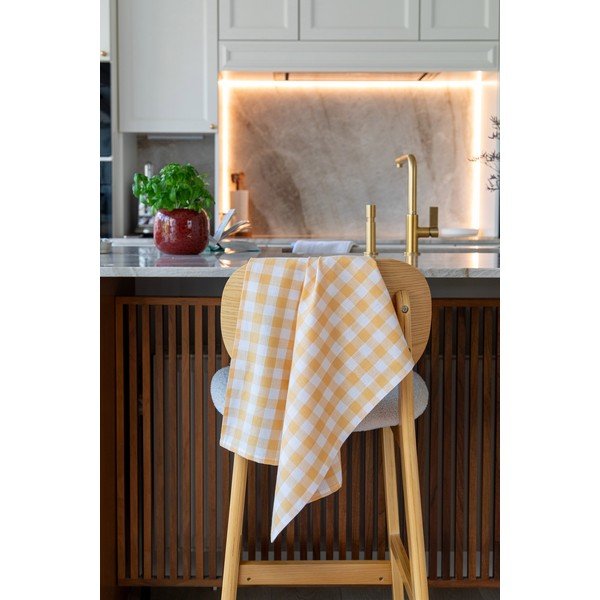 Bombažne kuhinjske krpe v kompletu 2 ks 50x70 cm Gingham – Tiseco Home Studio-image-2