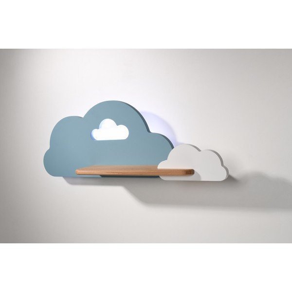 Bela/modra otroška svetilka Cloud – Candellux Lighting-image-1