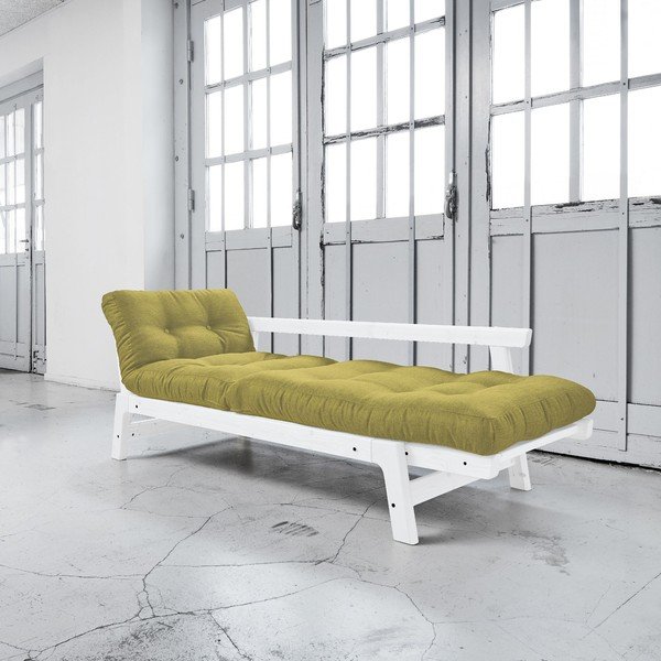 Raztegljiv kavč Karup Step White/Avocado Green-image-3