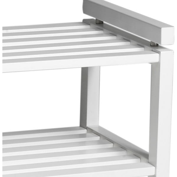 Bela omarica za čevlje iz masivne breze Confetti – Rowico-image-3