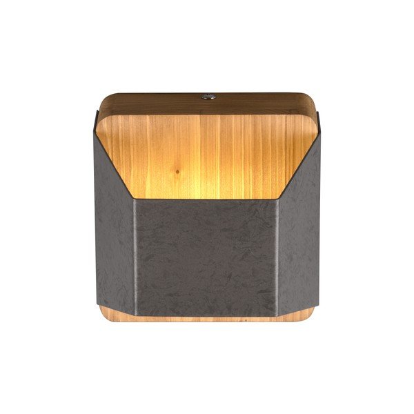 Siva LED zatemnitvena stenska svetilka Arino – Trio-image-4