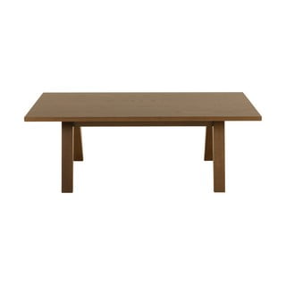 Rjava mizica v hrastovem dekorju 70x130 cm A-Line – Actona