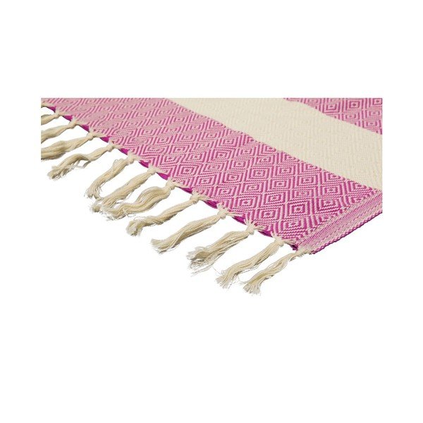 Hamam kopalna brisača Diamonds Fuchsia, 100x180 cm-image-3