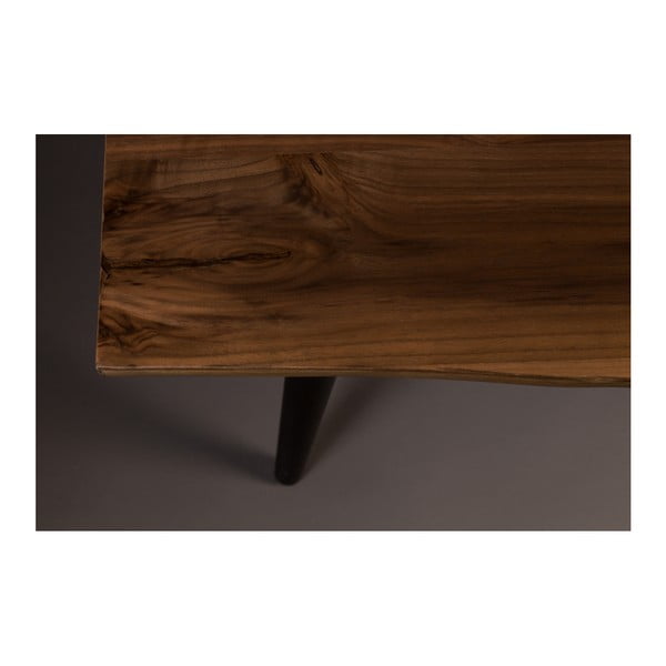 Klop s črnimi jeklenimi nogami Dutchbone Alagon, dolžina 160 cm-image-3