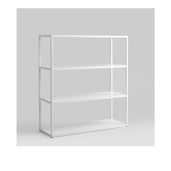 Bel knjižni regal CustomForm Hyller, višina 110 cm-image-3