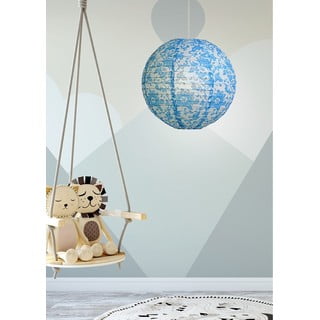 Belo/modro senčilo ø 35 cm – Candellux Lighting