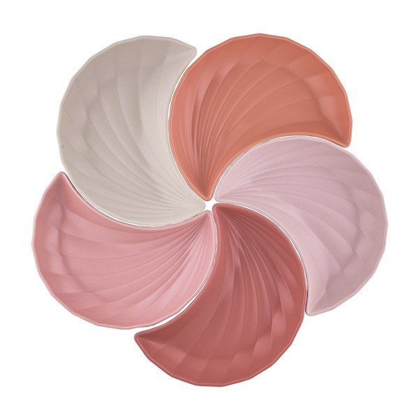 Lončen komplet za serviranje 5 ks Palmarosa pink – Villa Altachiara