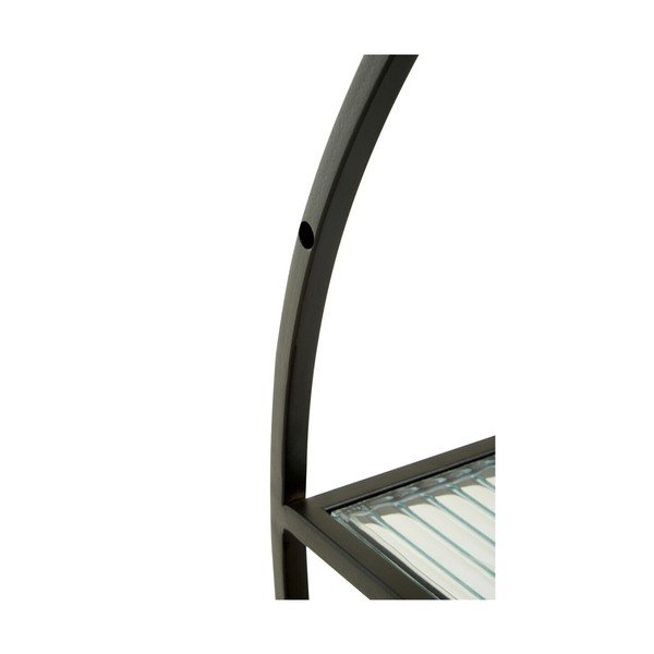 Črna/v naravni barvi večnivojska kovinska polica 61 cm Mataram – Premier Housewares-image-4