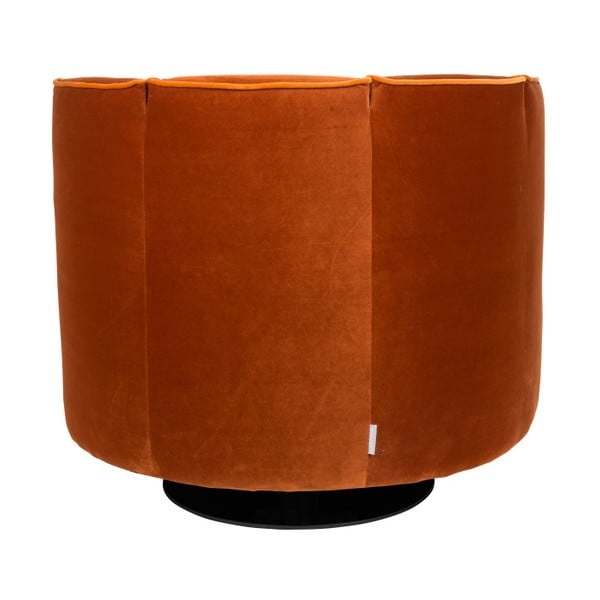 Oranžen fotelj Dutchbone Flower-image-4