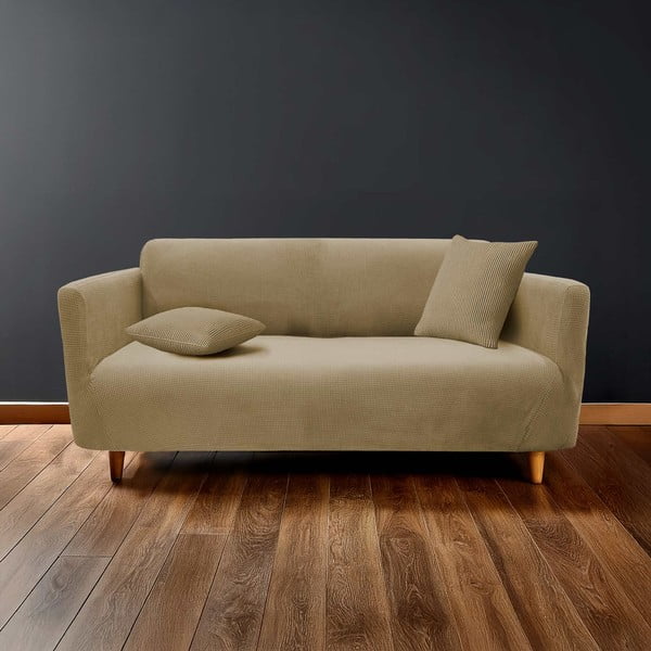 Rjava raztegljiva prevleka za sedežno garnituro za trosed Sacha – douceur d'intérieur