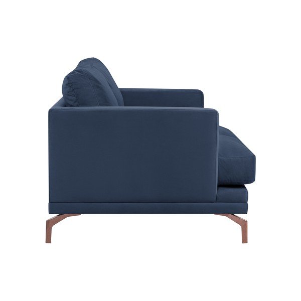 Temno modra dvosedežna zofa z zlatim podnožjem Windsor & Co Sofas Jupiter-image-2