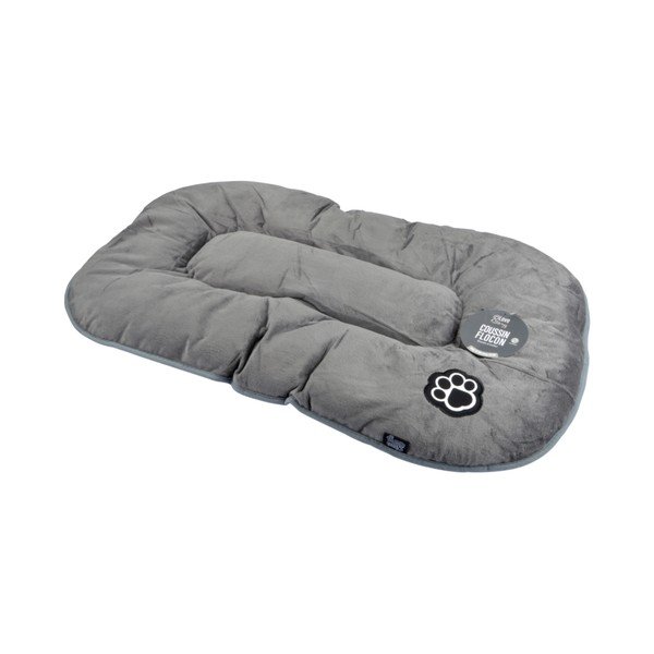 Siva podloga za pse iz semiša 61x38 cm Flakes – Love Story-image-2