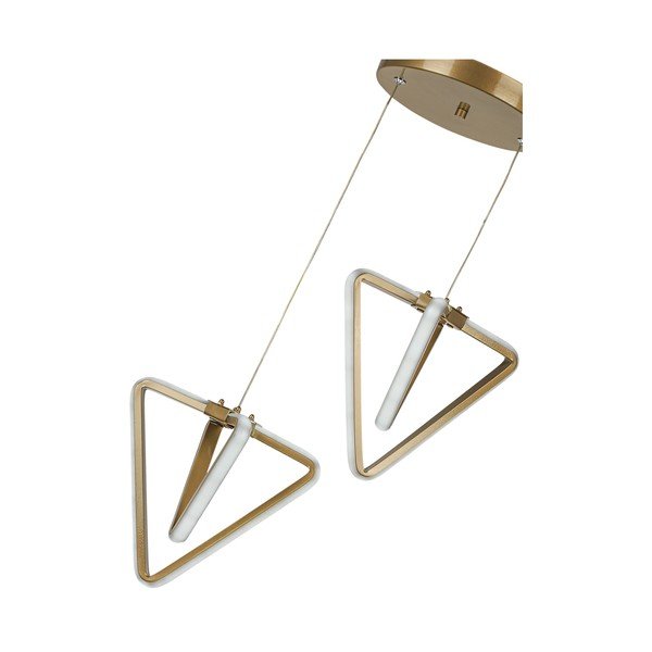 Kovinska LED viseča svetilka v bronasti barvi ø 20 cm Baris – Squid Lighting-image-3