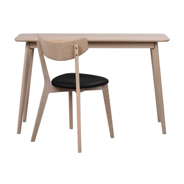 Konzolna mizica v hrastovem dekorju  120x40 cm Yumi - Rowico-image-4