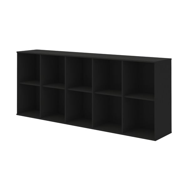 Črn modularni sistem polic 169x69 cm Mistral Kubus - Hammel Furniture-image-2
