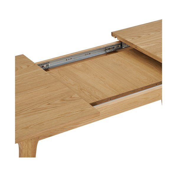 Raztegljiva jedilna miza z dodatno ploščo v hrastovem dekorju 90x180 cm Darwin – House Nordic-image-4