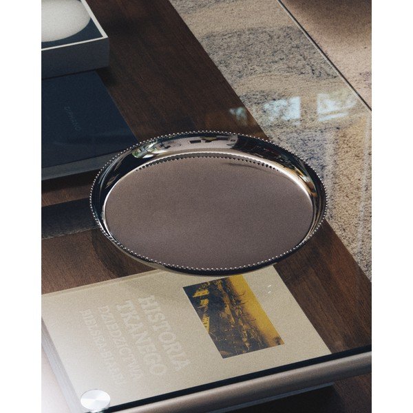 Servirni pladenj iz nerjavečega jekla ø 35,5 cm Nirela – Kave Home-image-3