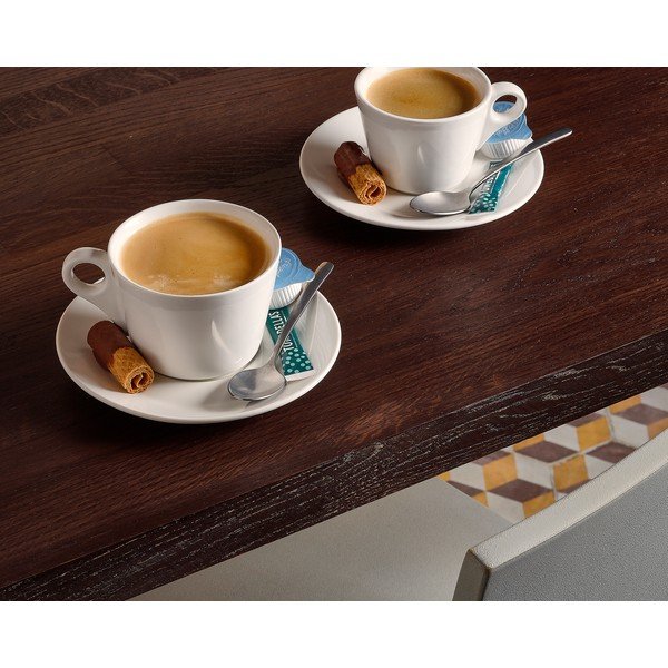 Bela porcelanasta skodelica za kapučino 160 ml Barista – BonBistro-image-2