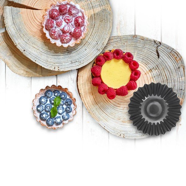 Kovinski modeli za tartlet v kompletu 6 ks ø 7 cm – Orion-image-3