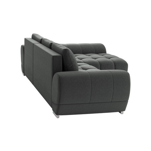 Temno siva sedežna garnitura Windsor & Co Sofas Cloudlet, desni kot-image-2