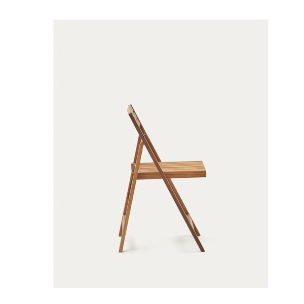 Vrtni stol iz masivnega lesa v naravni barvi Sadirar – Kave Home-image-1