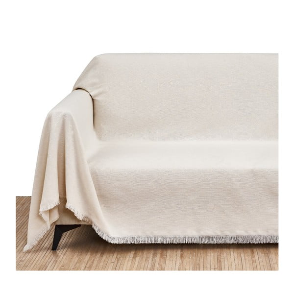 Kremno belo pregrinjalo za zakonsko posteljo 180x290 cm Star – Casa Selección